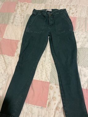Studio Teal Straight Leg Jeans